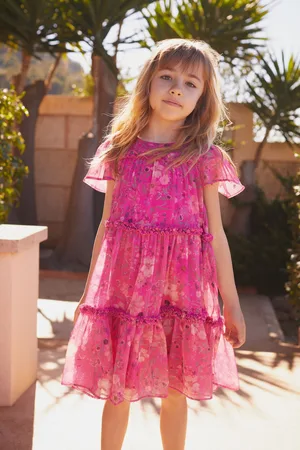 Phase Eight Girls Floral Isabela Smock Dress
