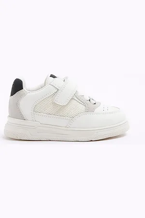 River Island Off White Boys Mesh Trainers AU 3 (EU 19)