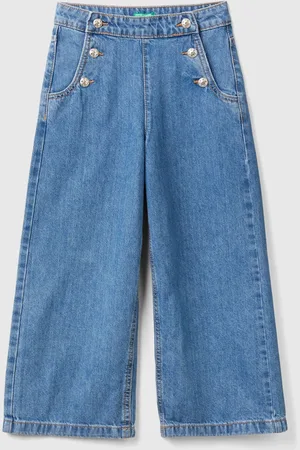 Benetton Girls Denim Trousers