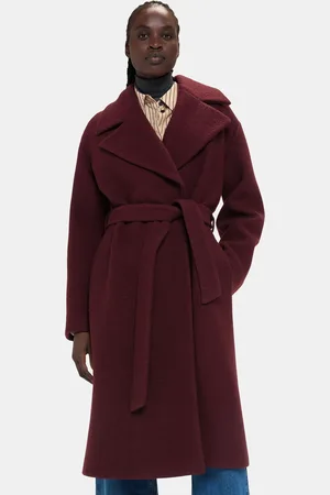 Whistles Womens Lorna Wrap Wool Coat