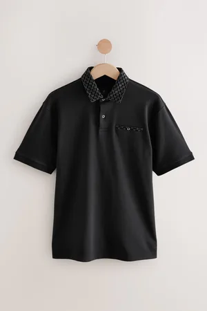 Next 100% Cotton Short Sleeve Smart Collar Polo Shirt 3XL