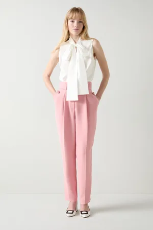 LK Bennett Womens Sleeveless Florian 100% Cotton Blouse