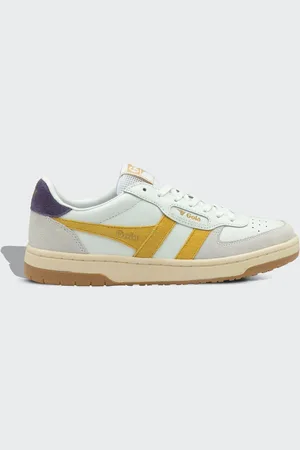 Gola White Pollen Plum Womens Hawk Trainers AU 5 (EU 36)