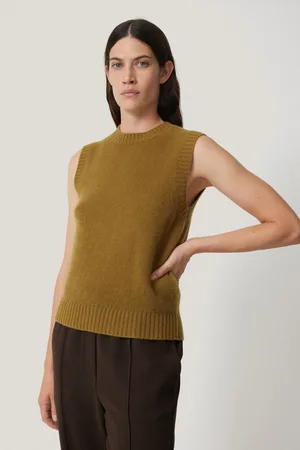 Jigsaw Womens Cashmere Crew Neck Tank