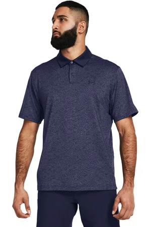 Under Armour Mens Dark Golf T2G Printed Polo Shirt