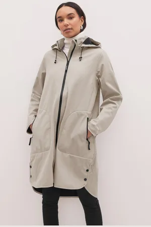 Ilse Jacobsen Womens Waterproof A Line Softshell Raincoat