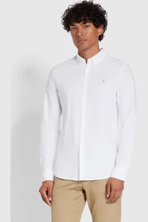 Farah Brewer Long Sleeve Shirt XL
