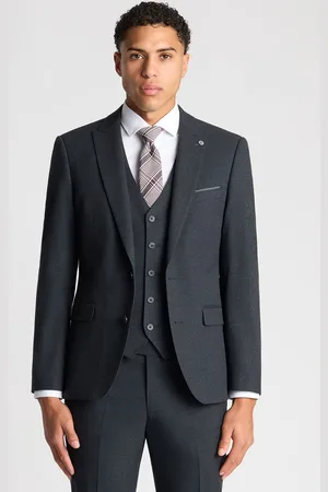 Remus Mens Tapered Fit Stretch Suit Jacket