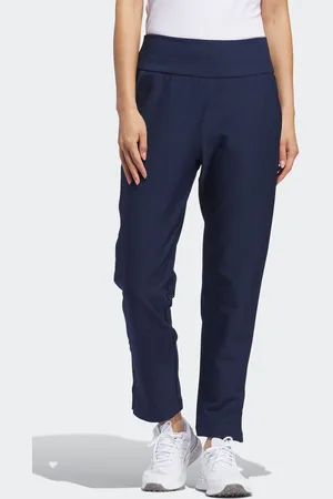 adidas Womens Beige Ultimate365 Solid Ankle Trousers