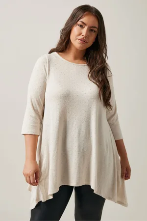 Evans Stud Detail Hanky Hem Tunic AU 20