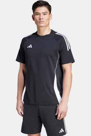 adidas Mens 100% Cotton Tiro 24 Sweat T-Shirt