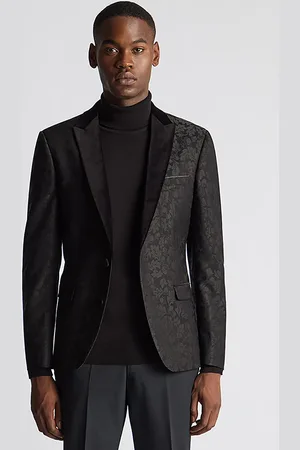 Remus Mens Slim Fit Floral Dinner Jacket