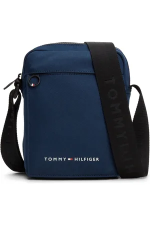 Tommy Hilfiger Mens Blue Mini Element Reporter Bag