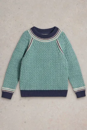 White Stuff Boys Raglan Detail Crew Jumper