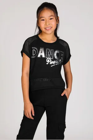 Pineapple Girls Dance Girls Crop T-Shirt