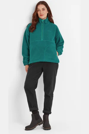 Tog 24 Womens Vance Womens Sherpa Zip Neck Jumper