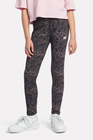 New Balance Girls Girls AOP Jersey Leggings