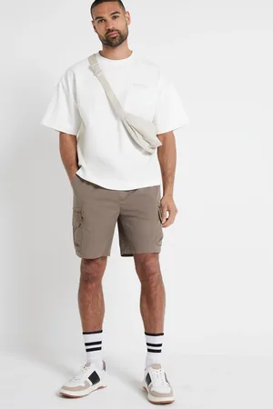 River Island Mens Regular Fit Cargo Shorts