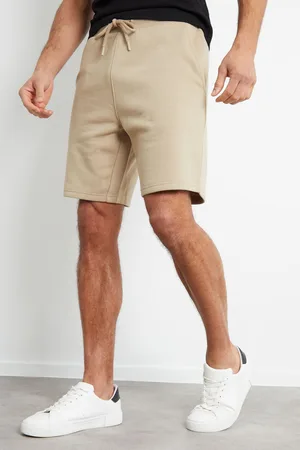 Threadbare Mens Stone Premier Sweat Shorts