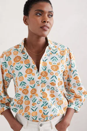 Seasalt Cornwall Womens Hope Cottage Organic Cotton Blouse