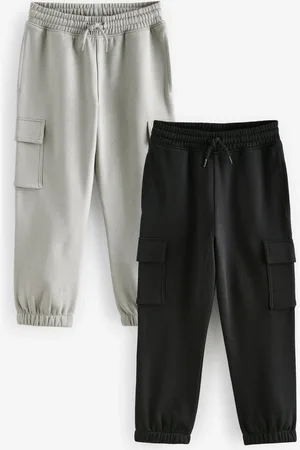 Next Boys /Grey Cargo Joggers 2 Pack (3-16yrs)