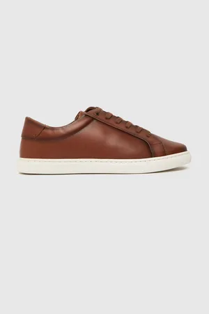 Schuh Mens Wayne Leather Trainers