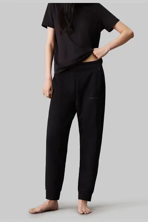 Calvin Klein Black 100% Cotton Joggers L
