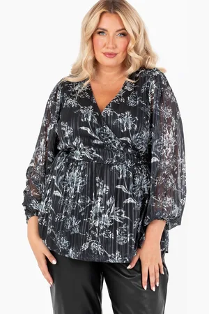 Lovedrobe Womens Long Sleeve Wrap Top