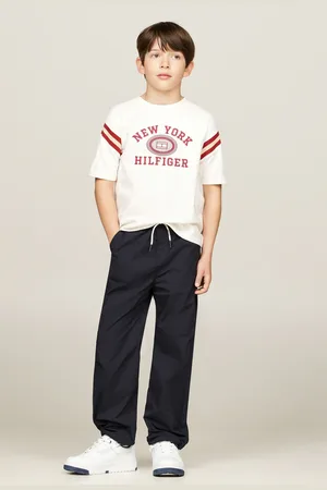 Tommy Hilfiger Boys Monotype Embroidered 100% Cotton T-Shirt