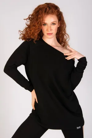 Pineapple Womens Longline Off Shoulder Womens Sweater