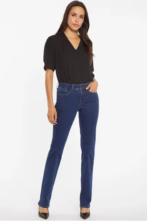NYDJ Womens Marilyn Straight Leg Jeans