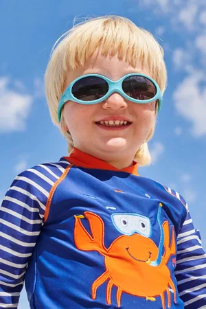 JoJo Maman Bébé Boys Crab UPF 50 Sun Protection Rash Vest