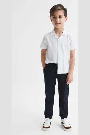 Reiss Boys Caspa 9-12 yrs Cotton Jersey Buttoned Shirt