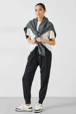 Hush Puppies Black Amie Joggers AU 14