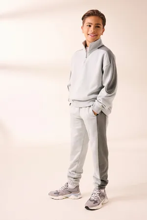 Next Boys Zip Neck Sweat Top and Jogger Set (3-16yrs)