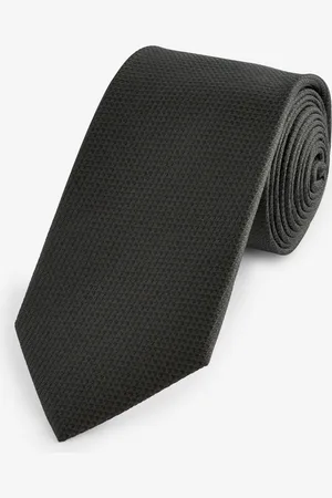 Next Mens Textured Silk Tie