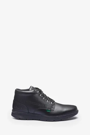 Kickers Boys Youth Kelland Lace Hi Leather Shoes