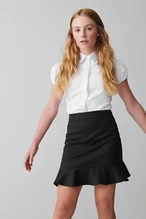Clarks Girls Senior Girls School Peplum Skirt