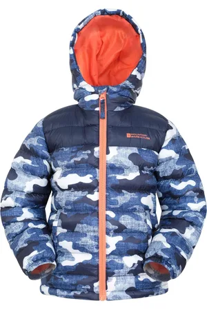 Mountain Warehouse Girls Kids Seasons Printed Water Resistant Padded Jacket