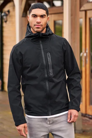 Next Mens Waterproof Hooded Jacket