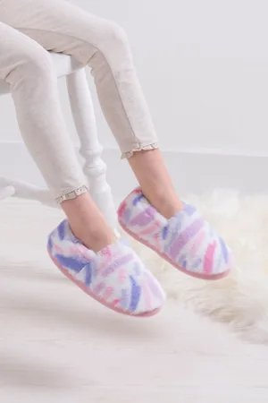 Totes Boys Short Full Back Borg Slippers