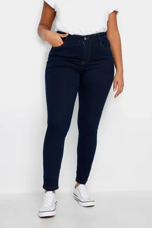 Evans Curve Fit Blue Skinny Jeans 22 L30