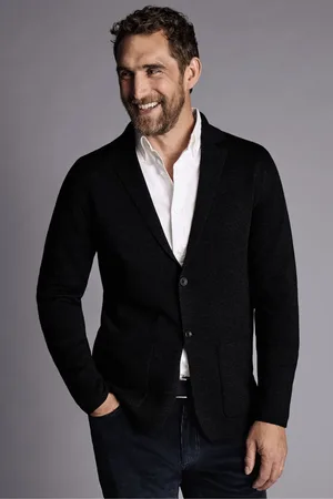 Charles Tyrwhitt Mens Pure Merino Sb Button Blazer