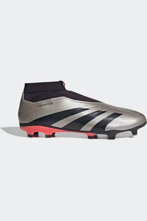 adidas Mens Metallic Predator League Laceless Firm Ground Boots