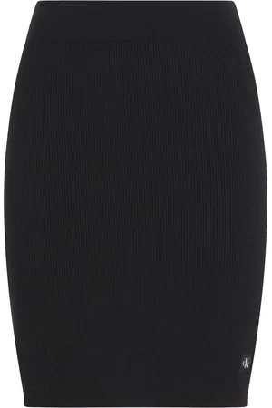 Calvin Klein Womens Cotton Blend Jumper Skirt