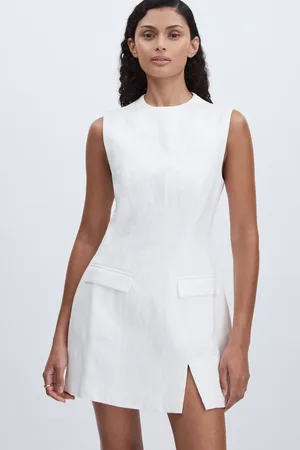 Anna Quan Cotton Blend Jacquard Mini Dress AU 10