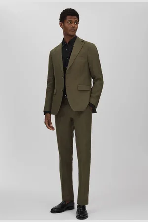 Oscar Jacobson Linen Double Breasted Blazer 50