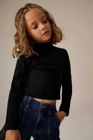 Next Girls High Neck Rib Top (3-16yrs)