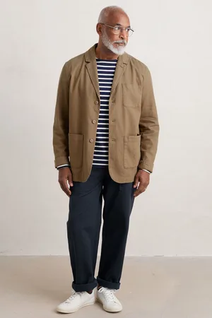 Seasalt Cornwall Mens Linen Blend Mens Tollgate Jacket