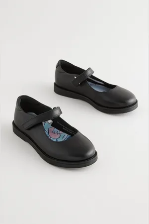 Disney Girls Leather Mary Jane School Shoes